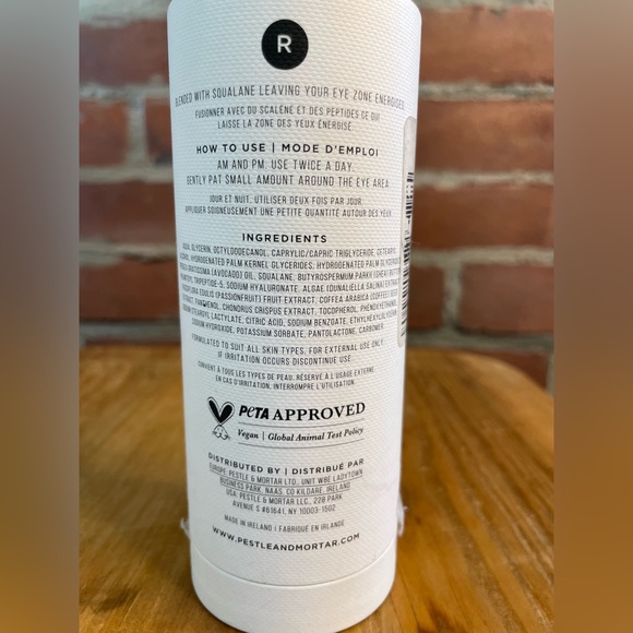 NIB pestle and mortar recover eye cream - Picture 5 of 5